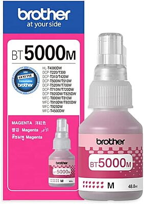 Brother Genuine BT5000M Magenta Ink bottle  - 48.8ml