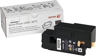 Xerox Black Toner Cartridge for Phaser 6000/6010, WorkCentre 6015 - Yield ~2000 Pages