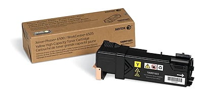 Xerox High Capacity Yellow Toner Cartridge for Phaser 6500, WorkCentre 6505 - Yield ~2500 Pages