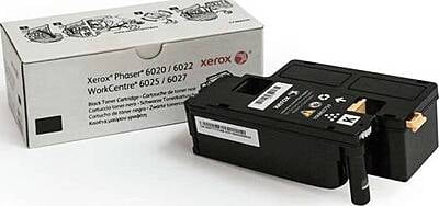Xerox Black Toner Cartridge for Phaser 6020/6022, WorkCentre 6025/6027 - Yield ~2000 Pages