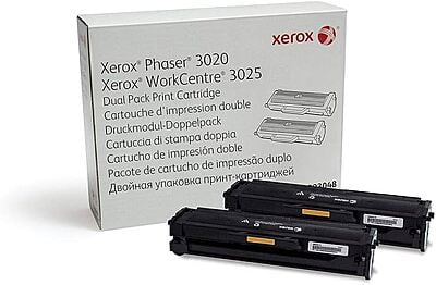 Xerox Dual Capacity Toner Cartridge for Phaser 3020, WorkCentre 3025 - Yield ~3000 Pages