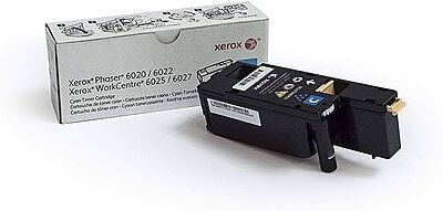 Xerox Cyan Toner Cartridge for Phaser 6020/6022, WorkCentre 6025/6027 - Yield ~1000 Pages