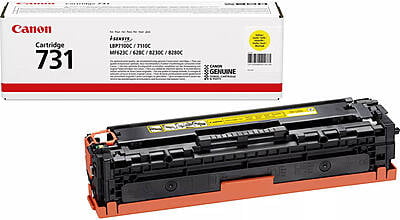 Canon 731 Yellow Toner Cartridge - Yield ~1500 Pages