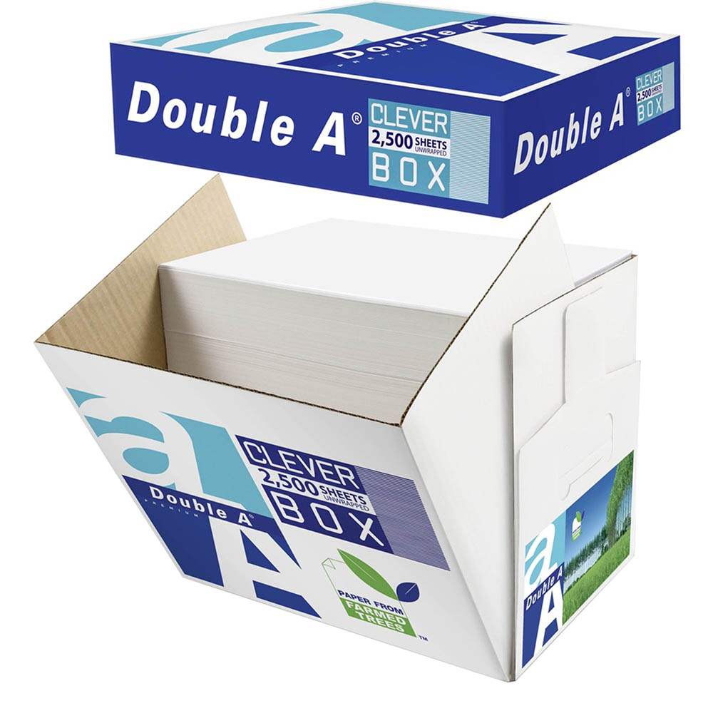 Double A Clever Box A4 Paper - Carton Of 2500 Sheets