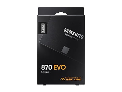 Samsung 870 EVO - 2.5" 500GB SSD - MZ-77E500B/KR