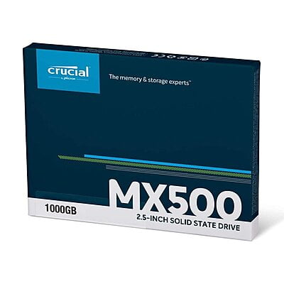 Crucial MX500 1TB 3D NAND SATA 2.5 - Internal Solid State Drive