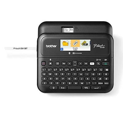 Brother PT-D610BT - PC Connectable Label Printer with Color Display