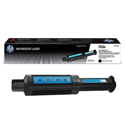 HP 103A Black Original Never stop Laser Toner Reload Kit (W1103A)