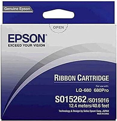 Epson Ribbon Cartridge (Black, LQ-680)