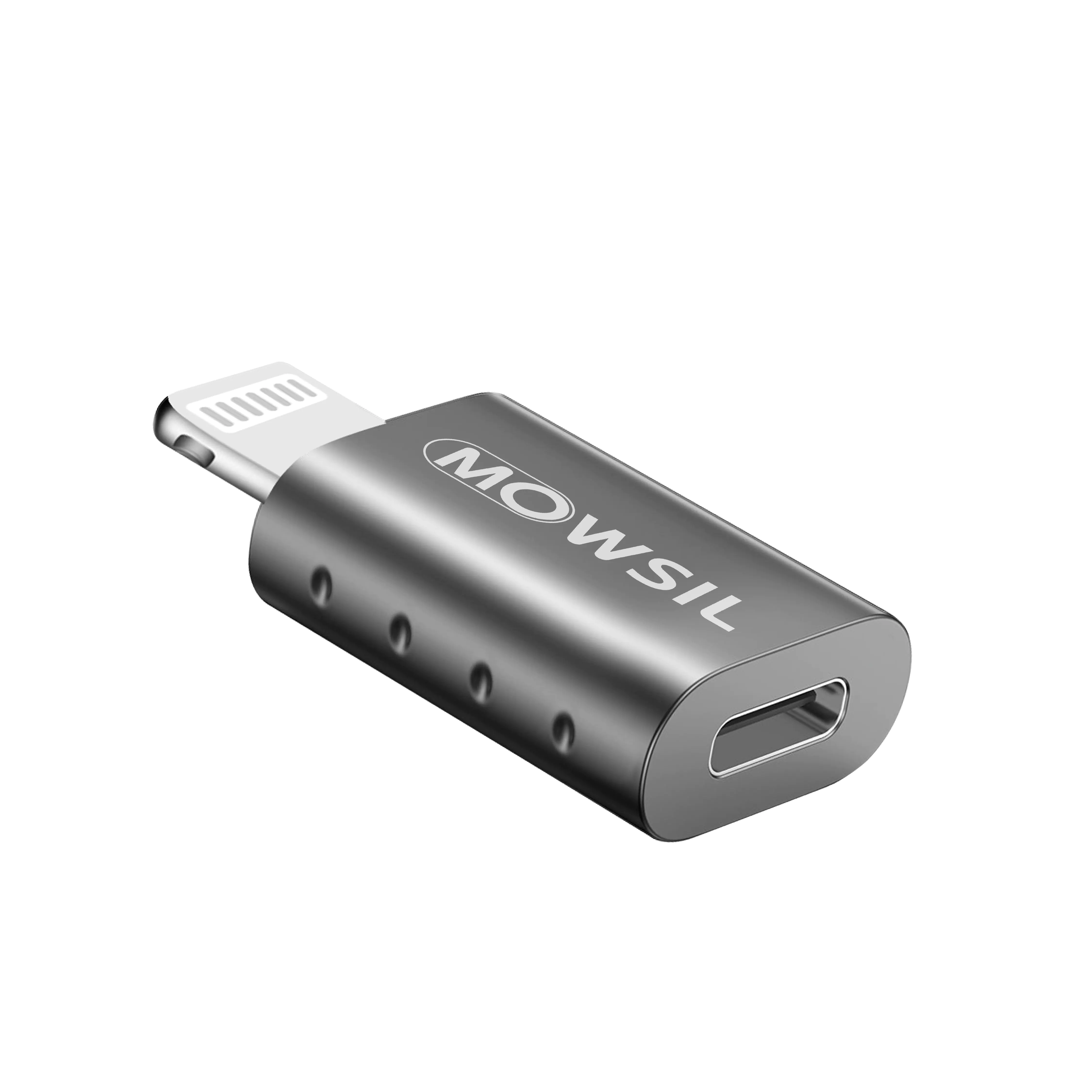 Mowsil Lightning Male to USB C Female Adapter for iPhone OTG