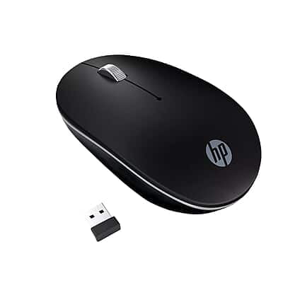 HP S1500 Wireless Optical Mouse, Black