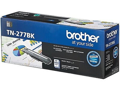 Brother TN277BK High Yield Toner Black (~3,000 Page)