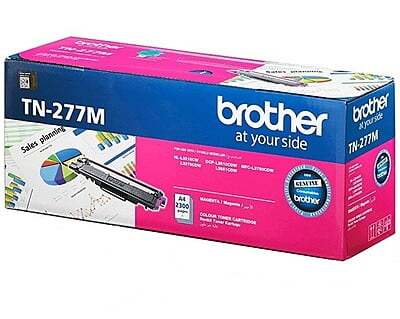 Brother TN-277 High Yield Magenta Toner Cartridge (~2,300 Pages)