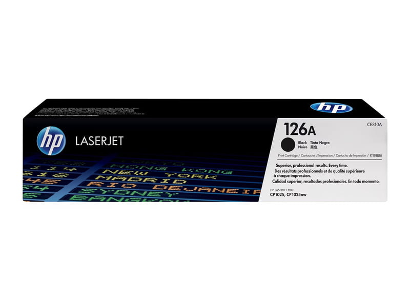 HP 126A Black Original LaserJet Toner Cartridge-CE310A