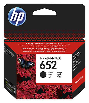 HP 652 Black Original Ink Advantage Cartridge-F6V25AE