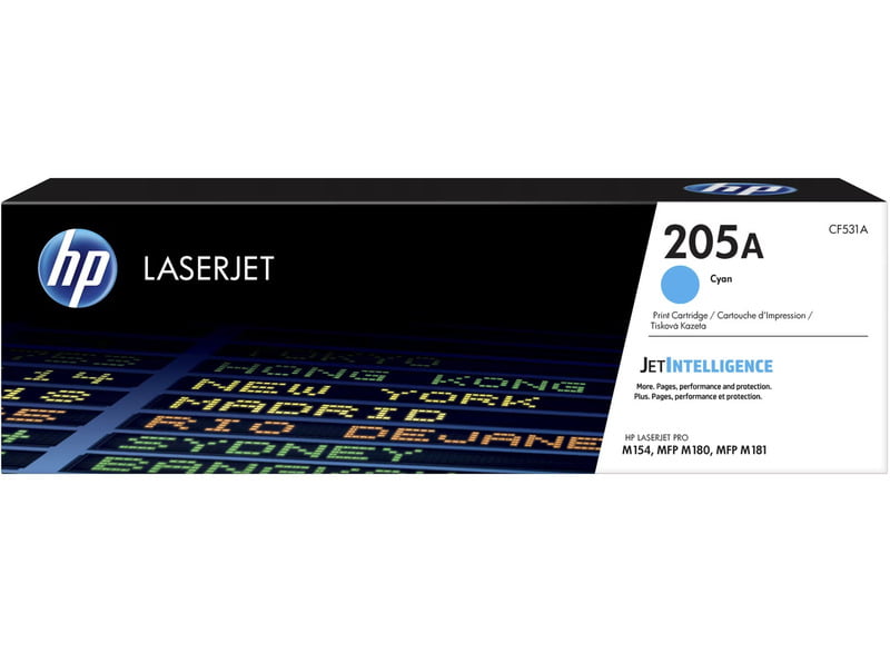 HP 205A Cyan LaserJet Toner Cartridge-CF531A