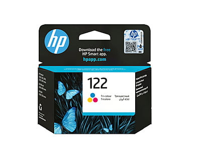 HP 122 Tri-color Original Ink Cartridge-CH562HE