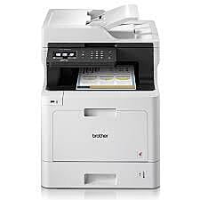 Brother MFC-L8690CDW A4 Colour Laser Printer, Wireless, PC Connected and Network, Print, Copy, Scan, Fax and 2 Sided Printing