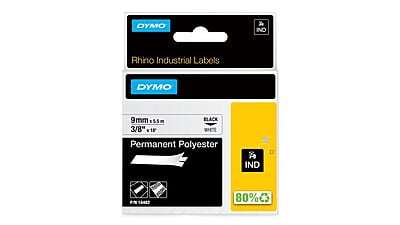 DYMO Industrial Permanent Polyester Labels 9MM-18482