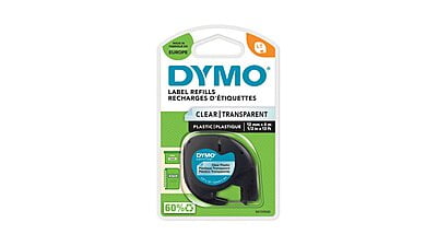 DYMO LetraTag® Plastic Labels 12MM x 4MM-S0721530