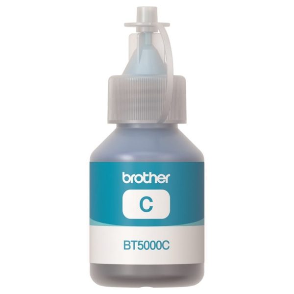 Brother Genuine BT5000C Cyan Ink bottle  - 48.8ml - Image 2