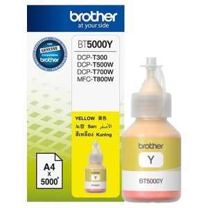 Brother Genuine BT5000Y Yellow Ink bottle  - 48.8ml