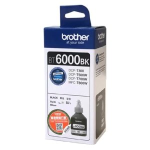 Brother Genuine BT6000Bk Black Ink Bottle - 108.0ml