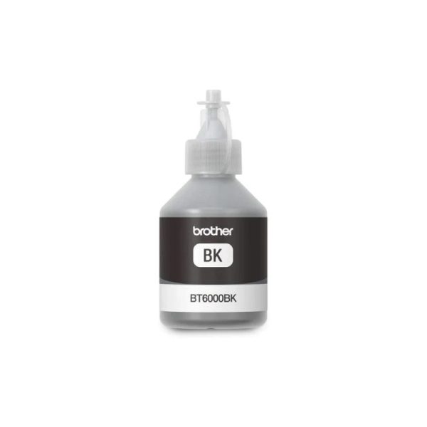Brother Genuine BT6000Bk Black Ink Bottle - 108.0ml - Image 2