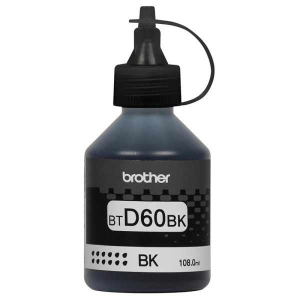 Brother Genuine BTD60BK Black Ink bottle  - 108.0ml - Image 2