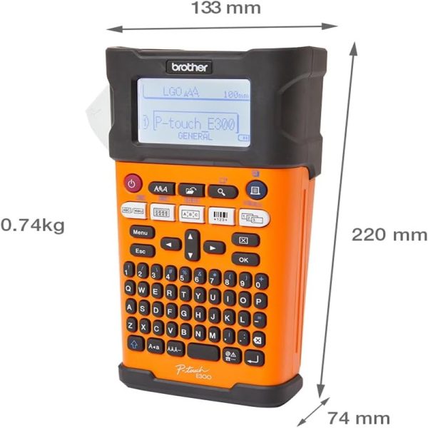 Brother PT-E300VP Handheld Electrical Specialist Label Printer - Image 3