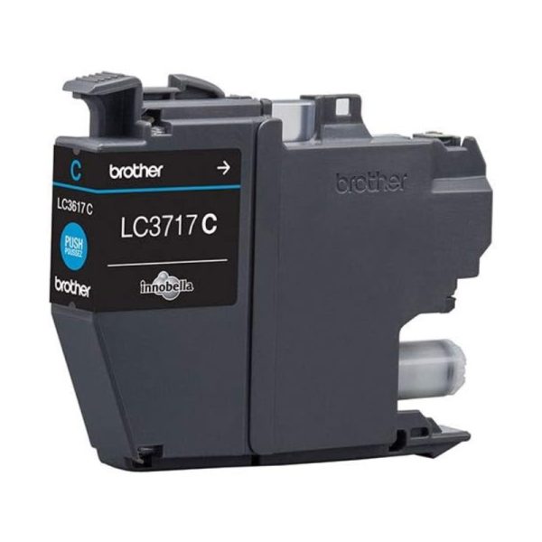 Brother Genuine LC3717C Standard Yield Cyan ink cartridge - Aprox.550 Pages - Image 2