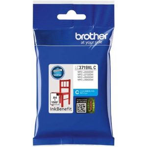 Brother Genuine LC3719XL High Yield Cyan ink cartridge~1500 Pages