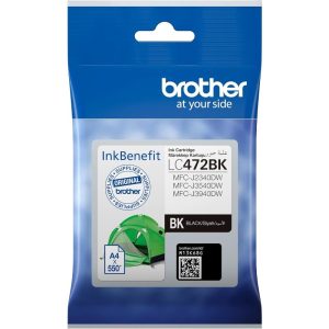 Brother Genuine LC472 Black Ink Cartridge~550 Pages