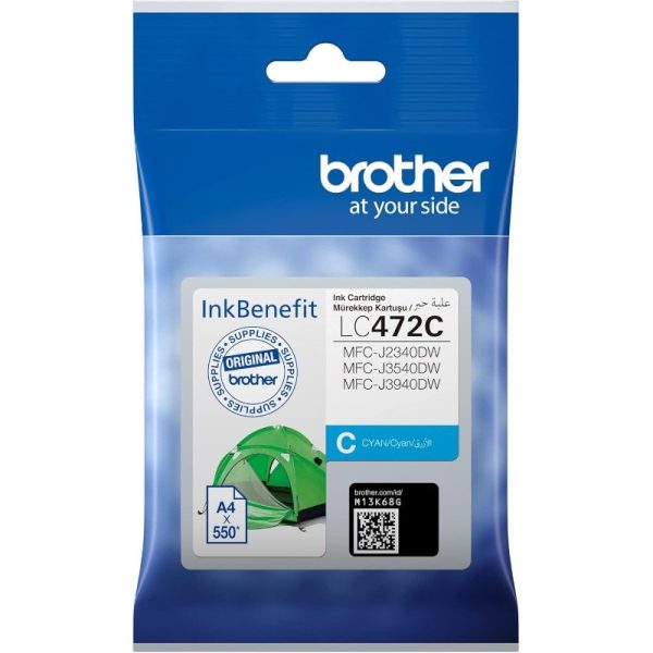 Brother Genuine LC472 Cyan Ink Cartridge~550 Pages5