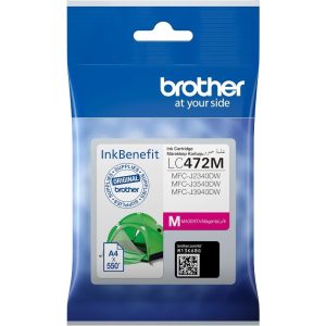 Brother Genuine LC472 Magenta Ink Cartridge~550 Pages