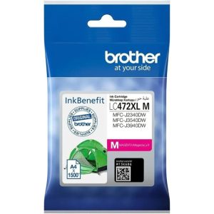 Brother Genuine LC472XL High yield Magenta Ink Cartridge ~1500 Pages