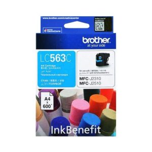 Brother LC563 Cyan Ink Cartridge- Yield ~600-Pages
