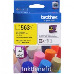 Brother LC563 Yellow Ink Cartridge- Yield ~600-Pages