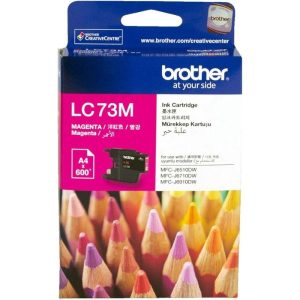Brother LC73 Ink Cartridge, Magenta - Yield Aprox. 600 Pages