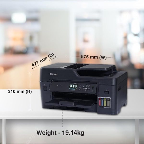 Brother MFC-T4500DW A3 Color Inkjet Multi-function Printer with Duplex and Wi-Fi Connectivity - Image 2