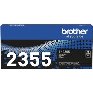 Brother Genuine TN-2355 High Yield Black Ink Printer Toner Cartridge