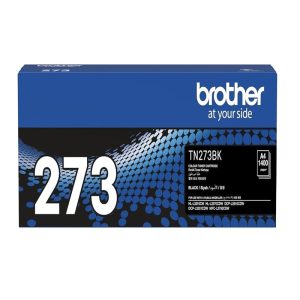 Brother TN273BK Standard Yield Black Toner Cartridge- Yield ~1400 Page