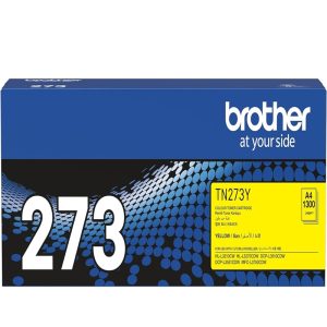 Brother TN273Y Standard Yield Yellow Toner Cartridge - Yield ~1300 Pages