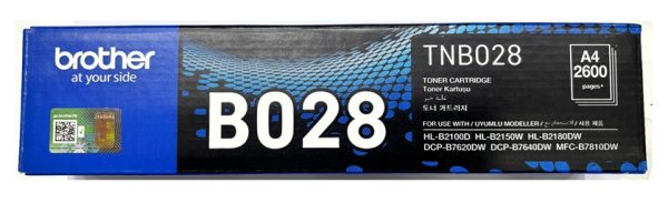 Brother TNB028 Black Toner Cartridge - Yield ~2,600 Pages - Image 2