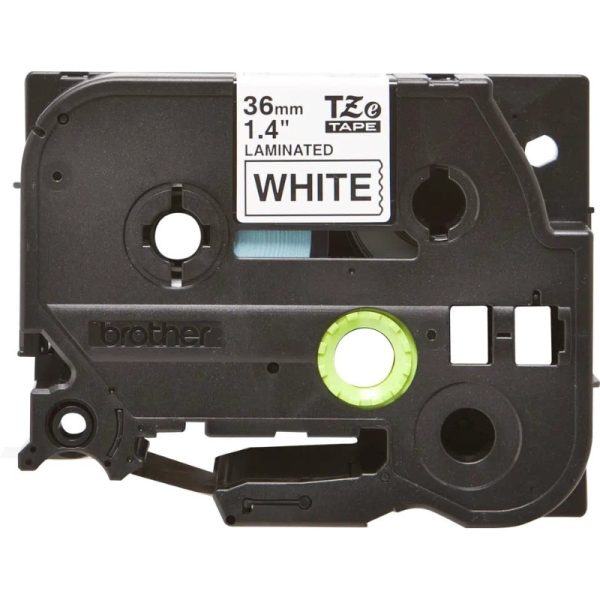 Brother TZe-261 Labelling Tape Cassette – Black on White, 36mm wide - Image 2