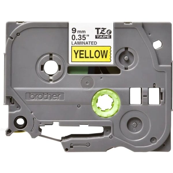 Brother TZe-621 Labelling Tape Cassette – Black on Yellow, 9mm wide - Image 2