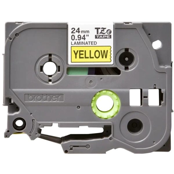 Brother TZe-651 Labelling Tape Cassette – Black on Yellow, 24mm wide - Image 2