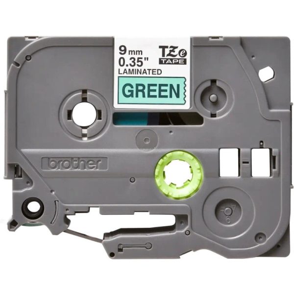 Brother TZe-721 Labelling Tape Cassette – Black on Green, 9mm wide - Image 2