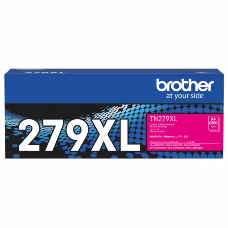 Brother TN279XL High Yield Magenta Toner Cartridge – 2,300 Pages