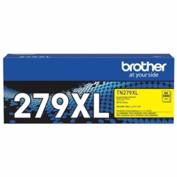 Brother TN279XL High Yield Yellow Toner Cartridge – 2,300 Pages